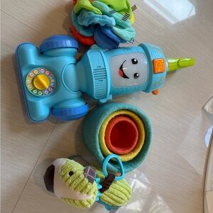 Fisher Price Vacuum Lovevery Baby Toy Bundle